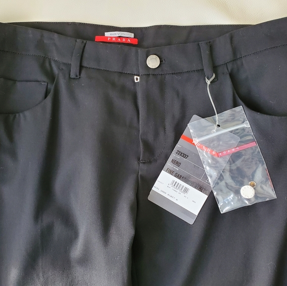 NWT Prada black trouser pants - Picture 2 of 16